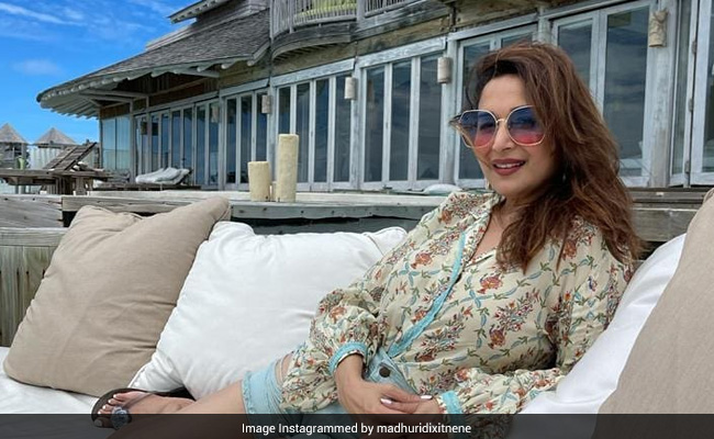 "Sunkissed" And Smiling, Madhuri Dixit Shares Another Maldives Pic
