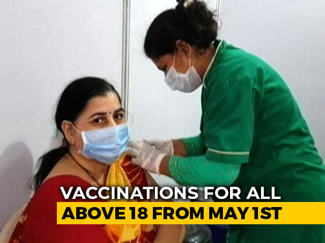 Vaccine For All Above 18 Starting May 1