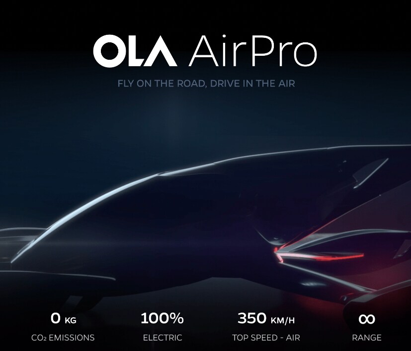 Ola Electric Pranks The Internet With Electric Flying Car April Fool's Joke Ola Electric Pranks The Internet With Electric Flying Car April Fool's Joke