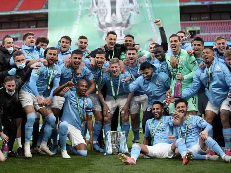 League Cup: Manchester City Outclass Tottenham Hotspur To Retain Title In Front Of 8,000 Fans