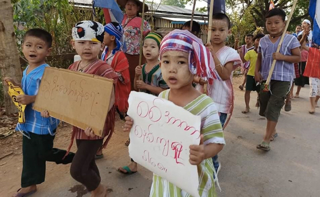 Myanmar Military Slammed For Deaths Of Over 40 Children