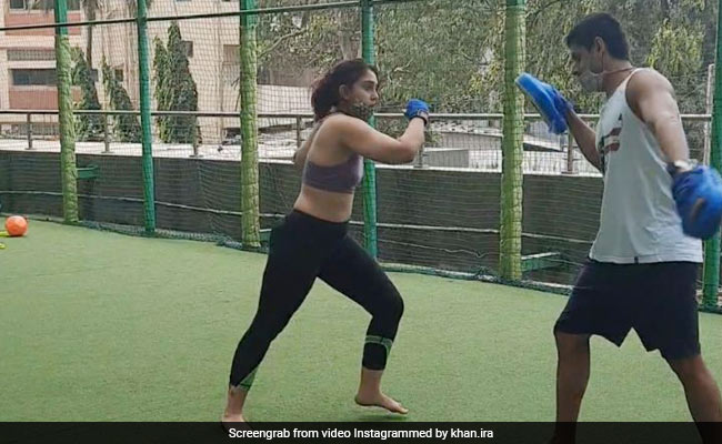 आइरा खान ने बॉयफ्रेंड नूपुर संग आजमाया किक बॉक्सिंग में हाथ, फैन्स बोले- अभी और प्रैक्टिस करो- देखें Video