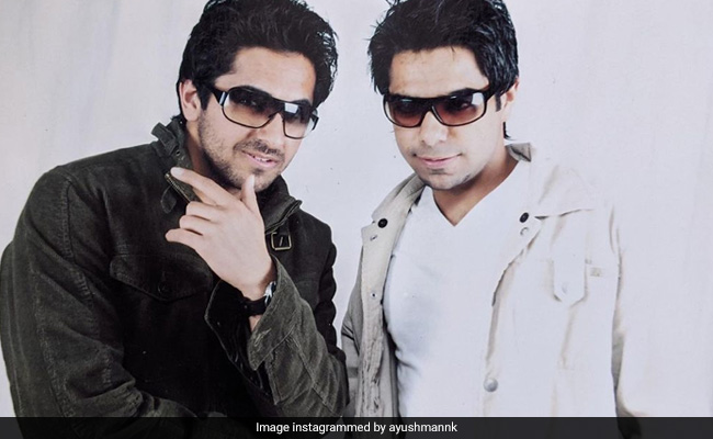 Ayushmann Khurrana And Aparshakti As <i>"Khaate-Peete Punjabi Ghar Ke Ladke"</i> In A Throwback Pic