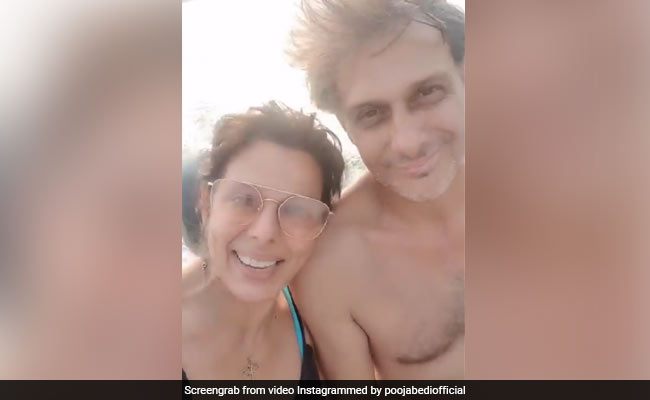 A Sneak Peek Into Pooja Bedi's "Happy" Life With Fiance Maneck Contractor In Goa