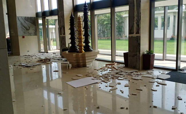 Pics: Damaged Buildings, Cracked Walls As Assam Jolted By Big Earthquake