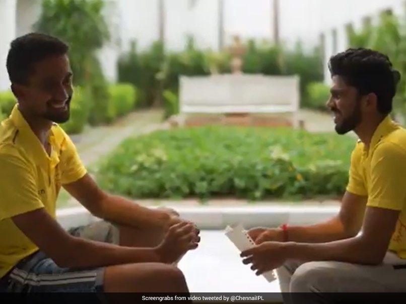 IPL 2021: Ruturaj Gaikwad Beats CSK Teammate Sai Kishore In 'You Laugh, You Lose'. Watch
