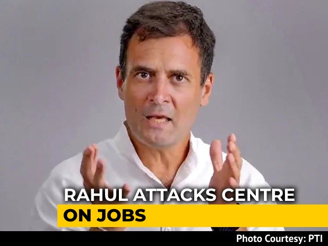 Would Focus On Jobs Rather Than Growth If I Was PM, Says Rahul Gandhi