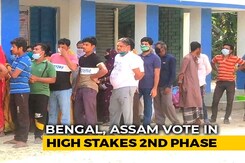 37.4 Per Cent Voter Turnout In West Bengal, 27.55 Per Cent In Assam Till 11 AM 37.4 Per Cent Voter Turnout In West Bengal, 27.55 Per Cent In Assam Till 11 AM