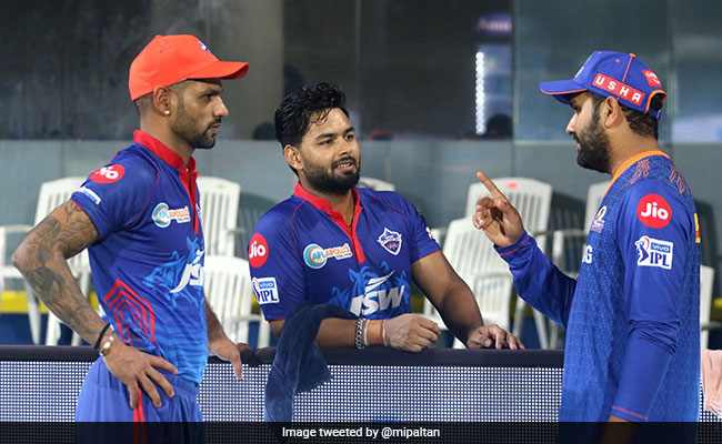 Caption This Pic Of Rohit Sharma With Orange Cap Holder Shikhar Dhawan