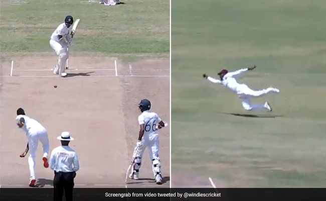 WI vs SL: बोनर ने हवा में उड़कर एक हाथ से पकड़ा हैरतअंगेज़ कैच, देखता रह गया बल्लेबाज़ - देखें Video