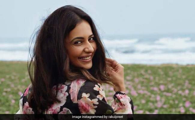 Rakul Preet Singh Is A Floral Queen In A Dress To Match The Landscape