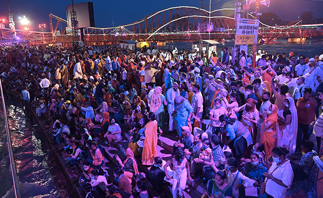 1,000 Covid Cases In 2 Days In Haridwar As Millions Gather At <i>Kumbh Mela</i>