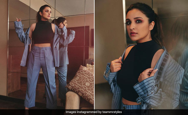 When Parineeti Chopra Set The Style Bar High In A Pinstriped Co-Ord Set