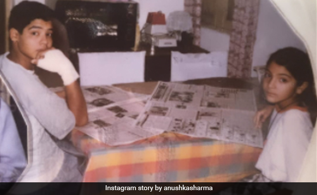 Anushka Sharma "Definitely" Remembers What She Was Doing With The Newspaper In This Throwback