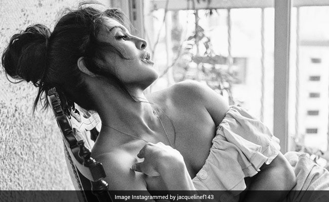 Striking An Alluring Pose, Jacqueline Fernandez's Look Is Dreamy As Can Be