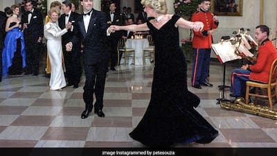 princess diana dress john travolta Princess Diana's gown from famous dance with John Travolta will be auctioned