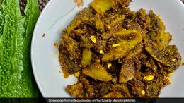Less Bitter And More Tasty, Try This Crispy Fried Karela And Onion Sabzi