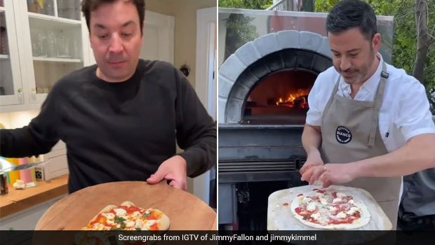 Jimmy Fallon And Jimmy Kimmel's Pizza Bake-Off Will Leave You In Splits