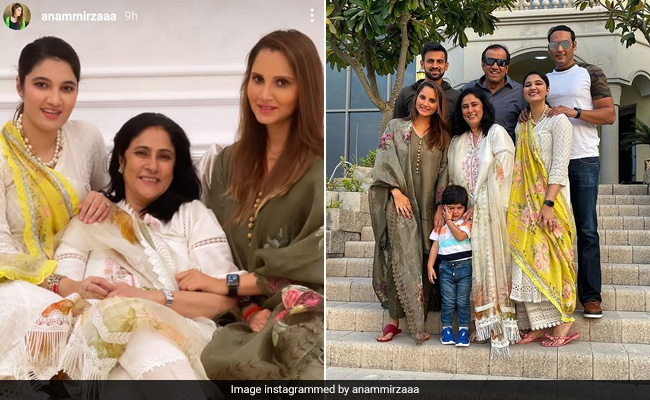 In A Graceful Floral Salwar Suit, Sania Mirza Celebrates Iftar With Family