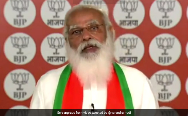 "Bengal Yearns For Peace And Development": PM Modi In Virtual Address