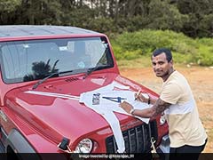 Anand Mahindra Gifts T Natarajan A Vehicle, Gets A Treasure In Return