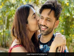 Disha Parmar And Rahul Vaidya Seal It With A Kiss On Instagram Disha Parmar And Rahul Vaidya Seal It With A Kiss On Instagram