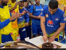 IPL 2021: How Chennai Super Kings Celebrated MS Dhoni's 200th Match For CSK. Watch IPL 2021: How Chennai Super Kings Celebrated MS Dhoni's 200th Match For CSK. Watch