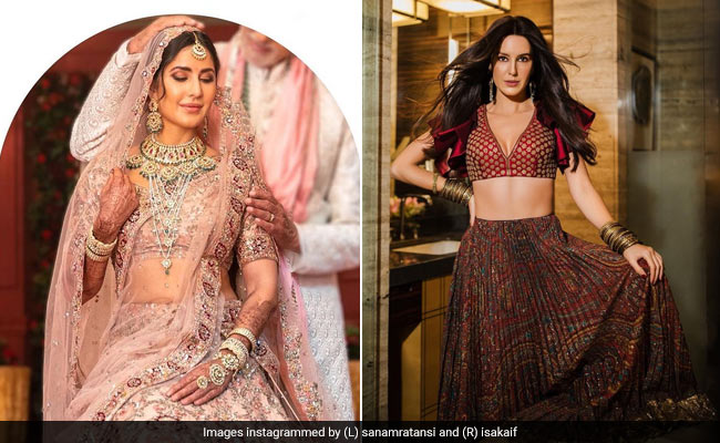 Katrina Kaif And Isabelle Kaif Set Indian Bridal Fashion Goals In Gorgeous Wedding <i>Lehenga</i> Looks