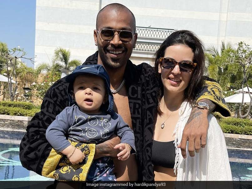 IPL 2021: Hardik Pandya Enjoys Pool Time With Natasa Stankovic And Son Agastya. See Pic