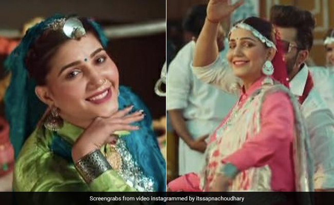 Sapna choudhary Dance Video: सपना चौधरी के नए गाने 'घुंघरू' ने रिलीज होते ही मचाया धमाल, चंद मिनटों में ही 3 लाख के पार