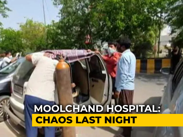 "No One Answers Calls On The Ground": Delhi's Moolchand Hospital On Oxygen SOS