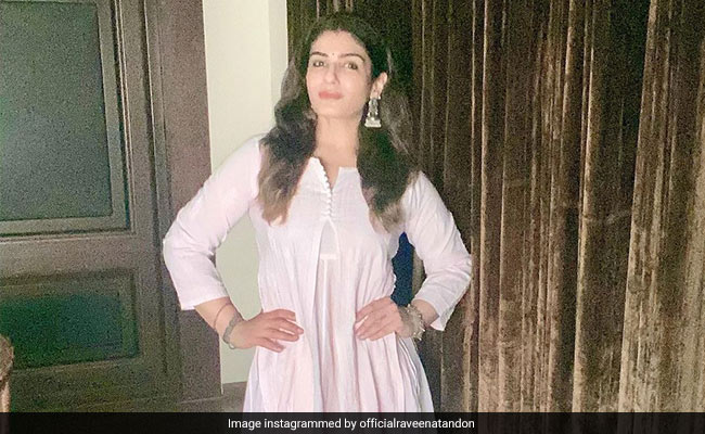 On A "Hot Summer Afternoon," Raveena Tandon Gets All Dressed Up Just To...