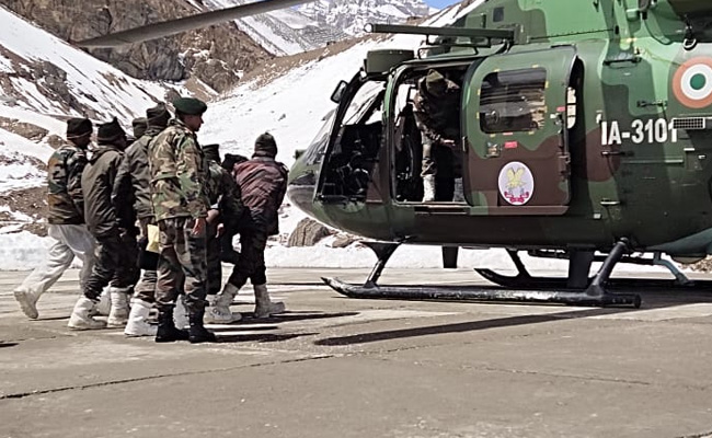 First Visuals Of Army Rescue Op After Glacier Disaster In Uttarakhand