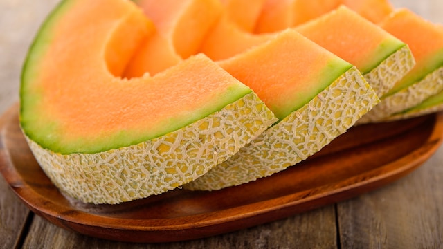Muskmelons are rich in potassium, which helps in reducing blood pressure