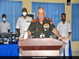 General Bipin Rawat Visits Karnataka's Karwar Naval Base, Briefed About Project Seabird General Bipin Rawat Visits Karnataka's Karwar Naval Base, Briefed About Project Seabird