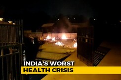 Amid Surge In Covid Deaths, Cremation Grounds Overburdened Amid Surge In Covid Deaths, Cremation Grounds Overburdened