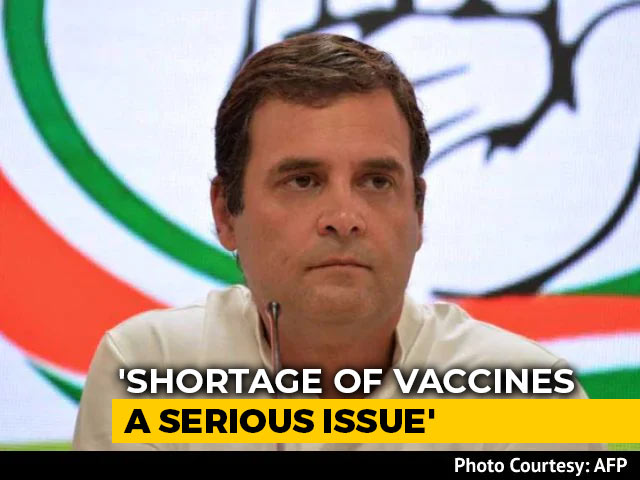 Vaccine Shortage A Serious Issue, Not "Utsav": Rahul Gandhi Slams PM's Call