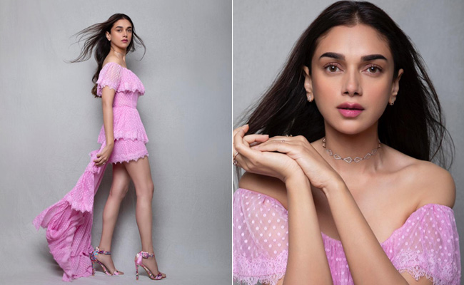 Aditi Rao Hydari, In A Pink Tiered Dress, Blooms Brighter Than The First Day Of Spring
