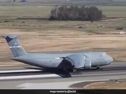 Watch: 2 US Air Force Planes With Oxygen Cylinders, Masks Leave For India Watch: 2 US Air Force Planes With Oxygen Cylinders, Masks Leave For India