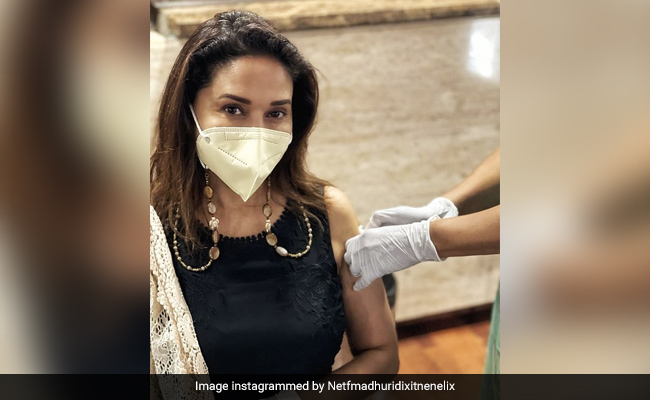 Madhuri Dixit Receives Her Second Shot Of COVID-19 Vaccine. See What She Posted