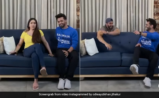 राहुल वैद्य ने दिशा परमार के साथ किया फ्रैंक, डर कर यूं भागीं एक्ट्रेस- देखें Video