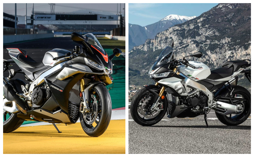Aprilia RSV4, Tuono V4 Range Listed on India Website