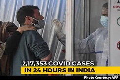 Record 2.17 Lakh Fresh Covid Cases In India, 1,185 Deaths In 24 Hours Record 2.17 Lakh Fresh Covid Cases In India, 1,185 Deaths In 24 Hours