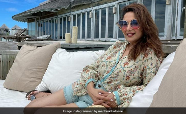 Madhuri Dixit Gives Us Beachside Fashion Goals In This Chic Attire