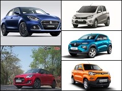 Top 5 Most Fuel Efficient Petrol Automatic Cars Below Rs. 10 Lakh