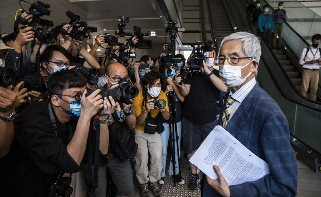 Hong Kong's "Father Of Democracy" Among Activists Facing Jail