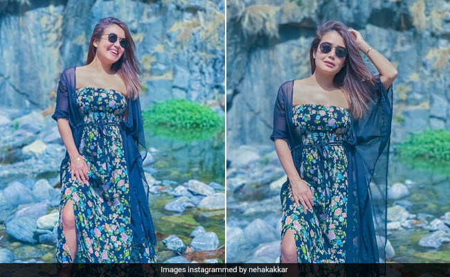 When Neha Kakkar Made A Chic Case For Florals In A Printed Dress