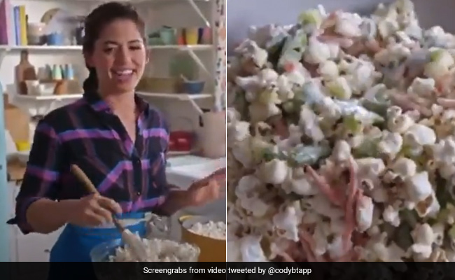 Video Of Popcorn Salad Goes Viral; Twitter Calls It 'Recipe From Hell'