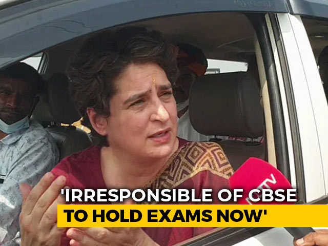 'Irresponsible Of CBSE To Hold Exams Amid Covid Spike': Priyanka Gandhi