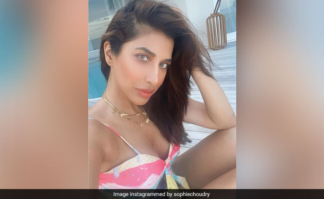 Sophie Choudry, In An Ice Cream Printed Crop Top, Spreads Stylish Summer Vibes